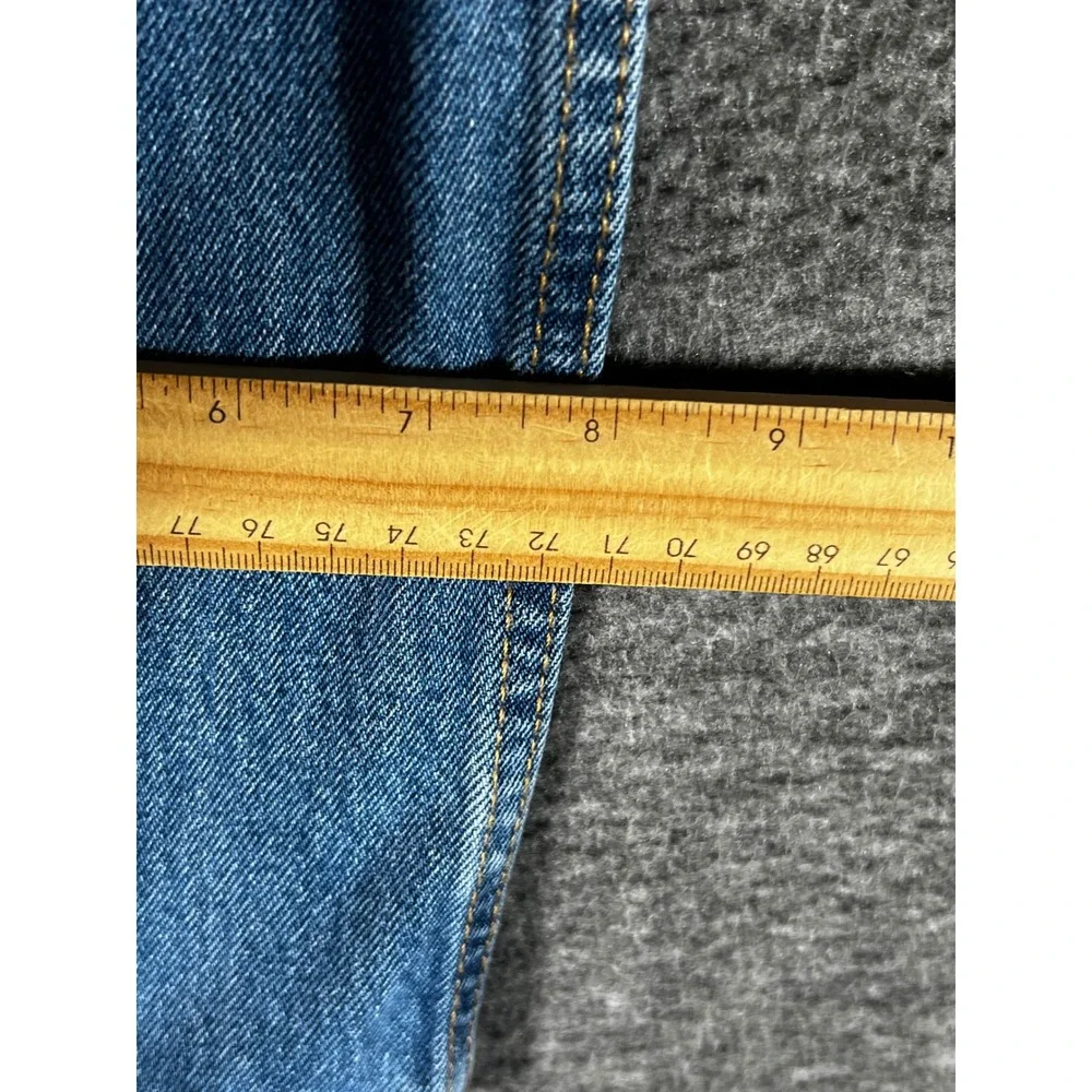 Levis 505 Regular Fit Straight Leg Jeans Mens 29x31 Medium Wash Blue Denim
